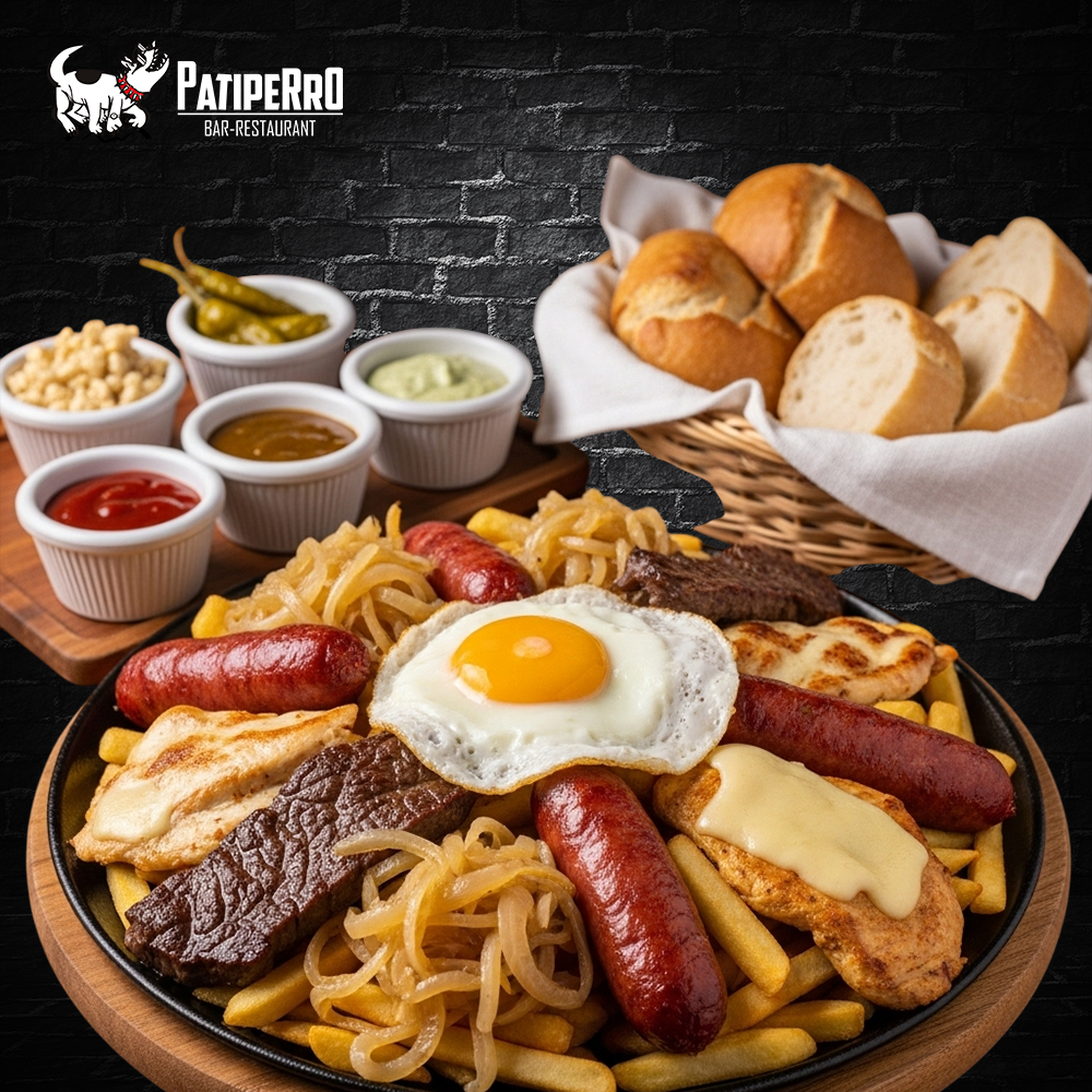 Chorrillana de la casa 4 personas